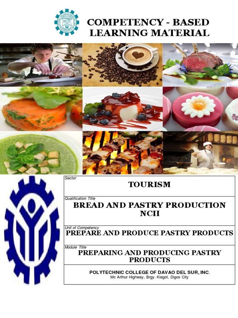 Competency - Based Learning Material: Tourism Bread and Pastry ...