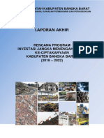 Laporan Akhir: Rencana Program Investasi Jangka Menengah (Rpijm) Ke-Ciptakaryaan Kabupaten Bangka Barat (2018 - 2022)