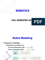 Robotics: Fall Semester 2019