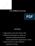 4 2 The IMRaD Format