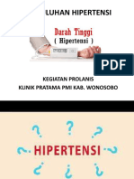 Penyuluhan Hipertensi: Kegiatan Prolanis Klinik Pratama Pmi Kab. Wonosobo