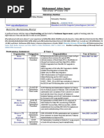 Adam - CV - RF Optimization Consultant - 2G - 3G