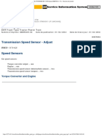 Transmission Speed Sensor - Adjust: Essai Et Réglage