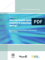 How Can Health Systems Respond To Population Ageing?: Bernd Rechel, Yvonne Doyle, Emily Grundy, Martin Mckee