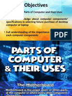 Parts of The Computer & Their Uses