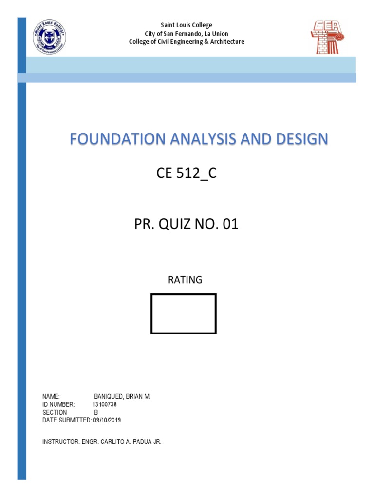 Foundation Analysis and Design Rating PDF