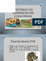 Subtema 1 - História Da Mineração Em Congonhas