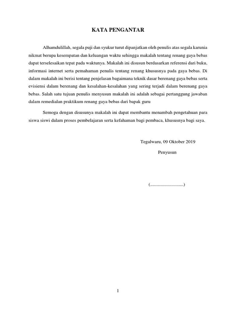 Makalah Renang Gaya Punggung Docx