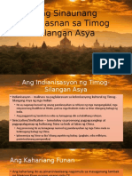 Ang Mga Sinaunang Sa Timog Silangan Asya