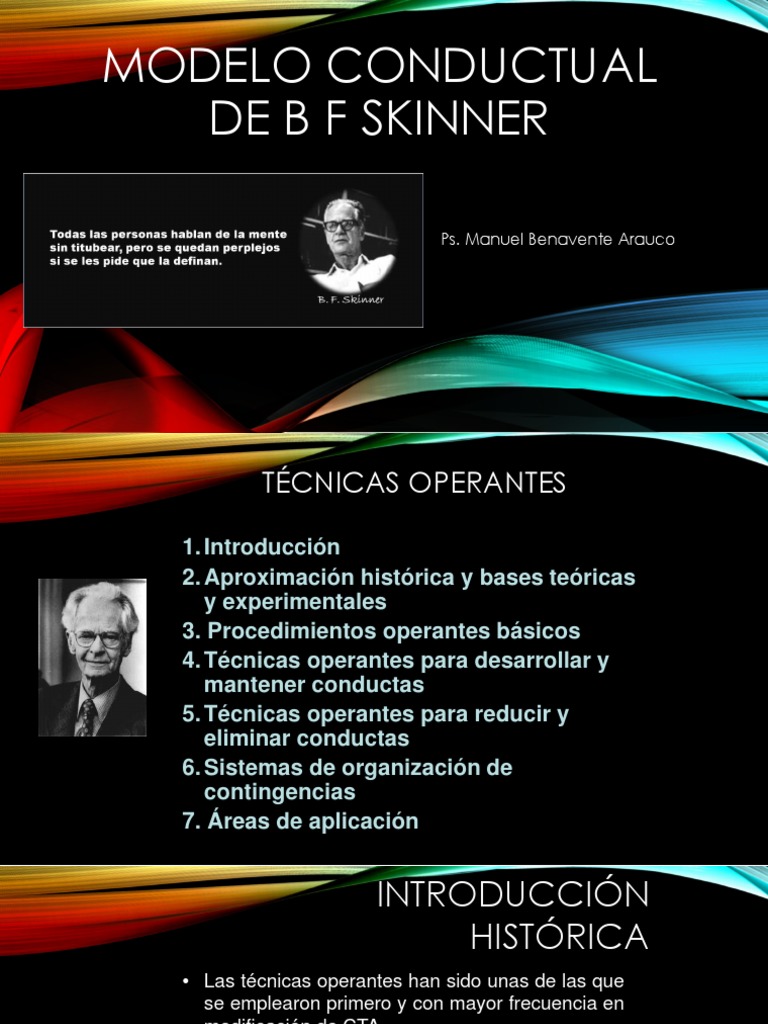 Skienner | PDF | Reforzamiento | Comportamiento