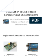 Introduction To Single Board Computers and Microcontrollers
