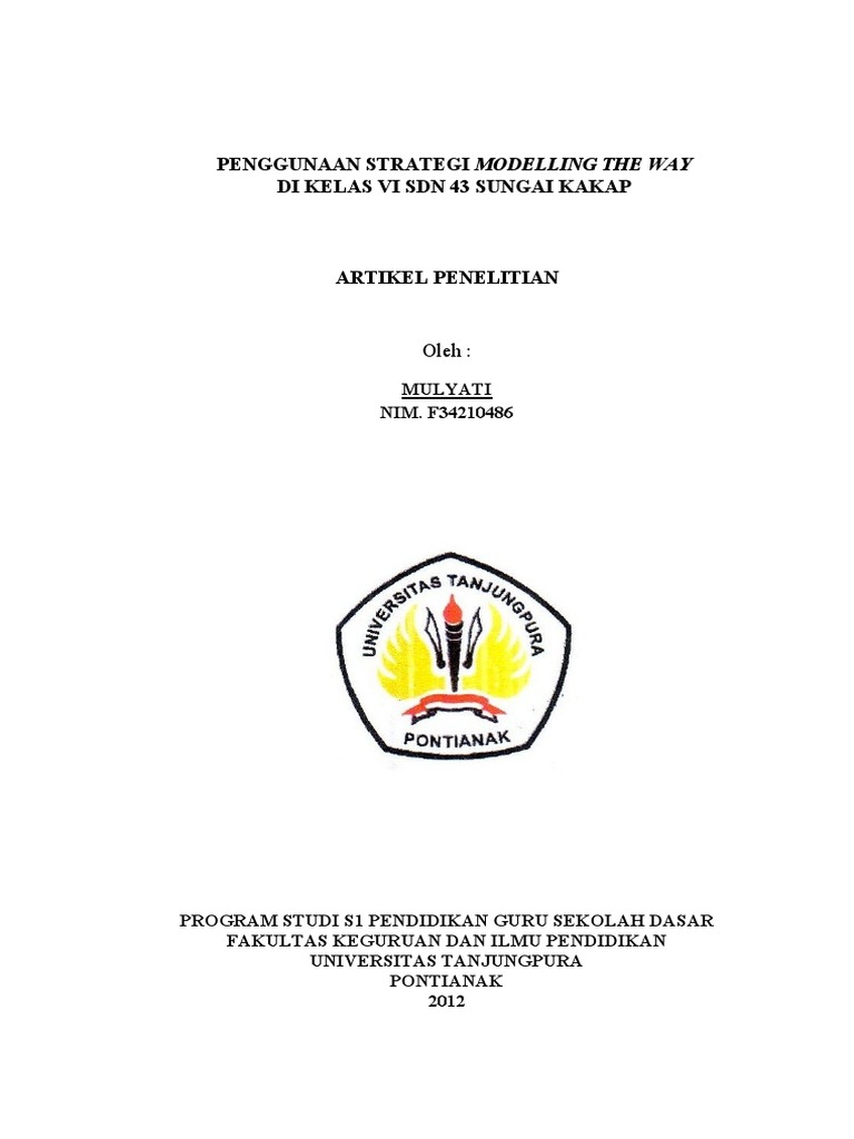Modelling the Way in SDN 43 Class VI | PDF | Wellness | Science ...
