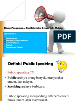Materi Public Speaking