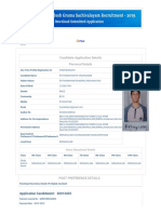 Candidate Application Details Personal Details: VSWS50054294