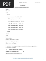 TYBSc (CS) Sem VI Practical Slips | PDF | Java (Programming Language ...