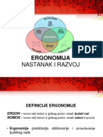 1 Ergonomija Nastanak I Razvoj