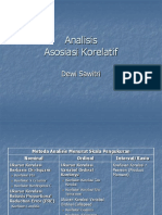 Analisis Asosiasi Korelatif