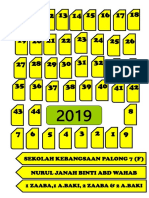 Nurul Janah's 2019 timetable and responsibilities