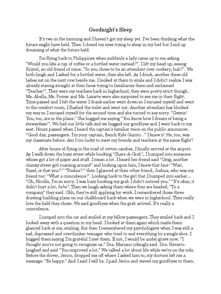 A Dream of Reconnecting with Old Friends PDF