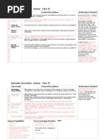 Australian Curriculum Science Year 5