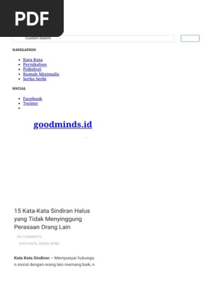 Unduh Gratis Gambar 15 Kata-Kata Sindiran Halus Untuk Teman Dan Pacar Tanpa Terbaru by www.katacinta.co