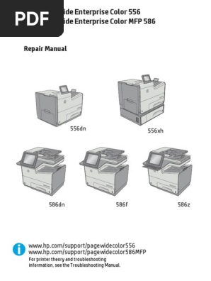 hp pagewide 586 service access code