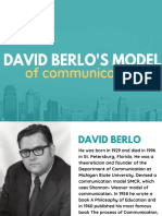 David Berlo's Model of Communication