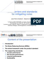 Noise Barriers and Standards For Mitigating Noise: Jean-Pierre Clairbois, Massimo Garai