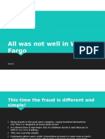 All Was Not Well Wells Fargo