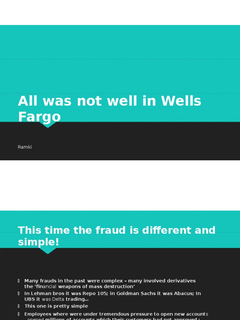 Timeline of the Wells Fargo Scandal | PDF | Whistleblower | Wells Fargo