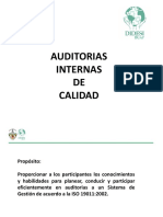 Auditorías internas de calidad ISO 19011