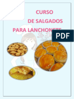 CURSO DE SALGADOS PARA LANCHONETE