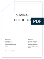 OHP & LCD Seminar