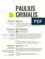 Paulius Grimalis: Objective Contacts