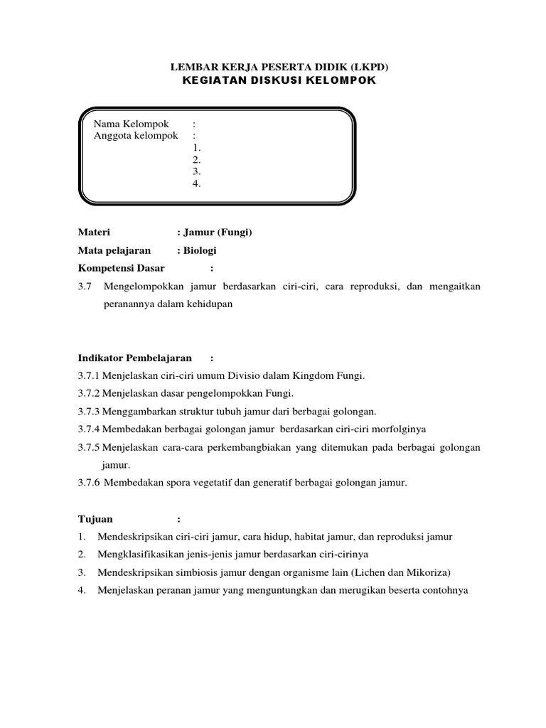 13++ Contoh soal materi biologi tentang jamur info