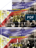 Public Administration: Organization Theory As