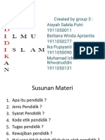 Pendidik Dalam Pendidikan Islam