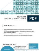 Overview of Financial Statement Analysis: Chapter 1. SW Week 1