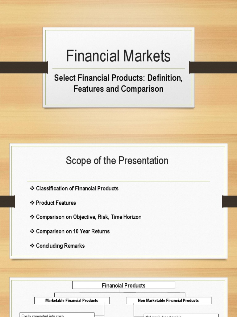 Financial Products: Features & Returns Analysis | PDF | Insurance ...