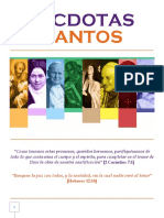 ANÉCDOTAS DE SANTOS (2) + Por Dora María Montoya