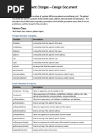 Patient Charges