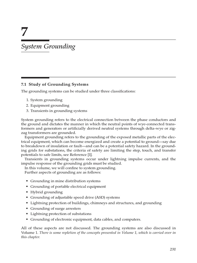 System Grounding Methods Explained | PDF | Electric Power Distribution ...