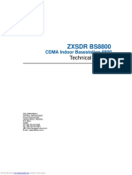 ZXSDR BS8800: Technical Manual