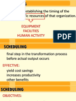 Pertains To Establishing The Timing of The Use of Specific Resources of That Organization