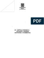 Requerimientos IDU GEOTECNIA Y PAVIMENTOS PDF