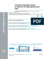 An Improved Fast Acquisition Phase Frequency Detector For High Speed Phase-Locked Loops