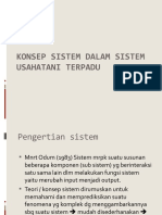 Konsep Sistem Dalam Sistem Usahatani Terpadu