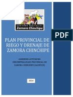Plan Provincial de Riego y Drenaje 