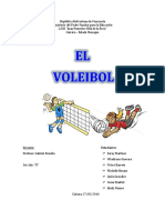 Trabajo de Deporte El Voleibol