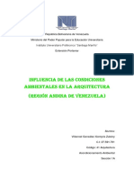 RegiónAndinaDeVenezuela (AcondicionamientoAmbiental)